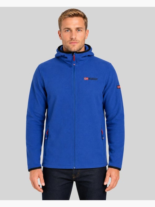 Casaco micro-polar com capuz unicia – geographical norway - Kiabi