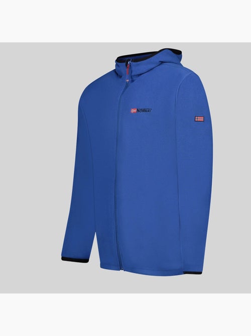 Casaco micro-polar com capuz unicia – geographical norway - Kiabi