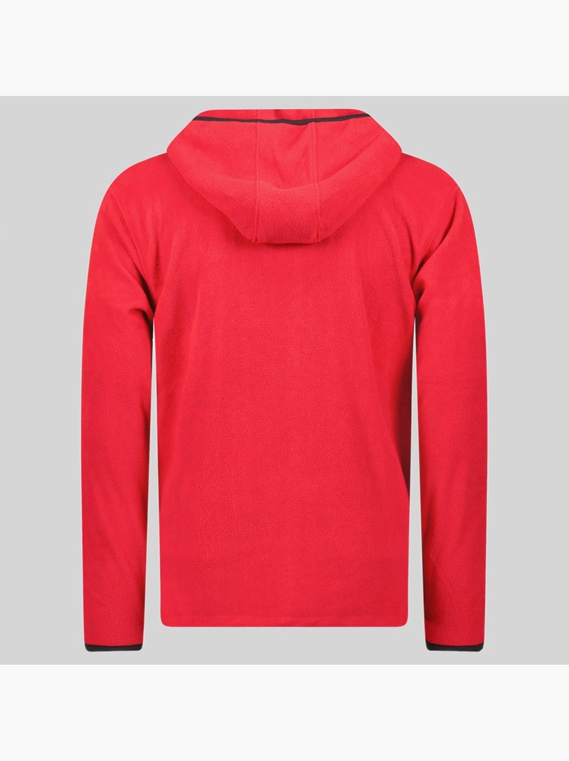 Casaco micro-polar com capuz unicia – geographical norway Vermelho - Kiabi