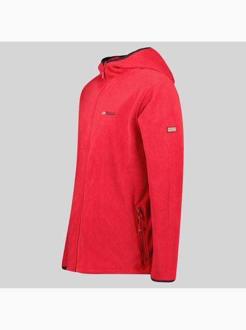 Casaco micro-polar com capuz unicia – geographical norway - Kiabi