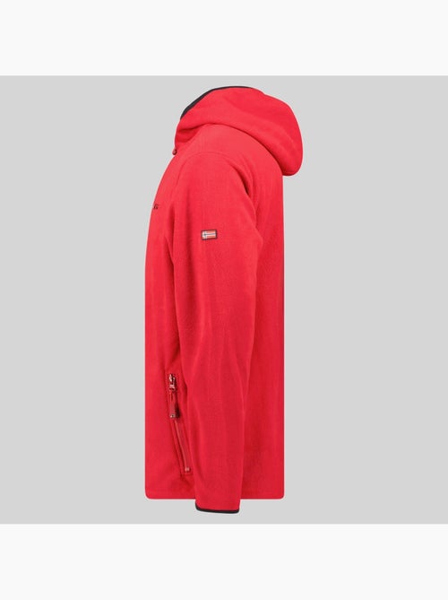 Casaco micro-polar com capuz unicia – geographical norway - Kiabi
