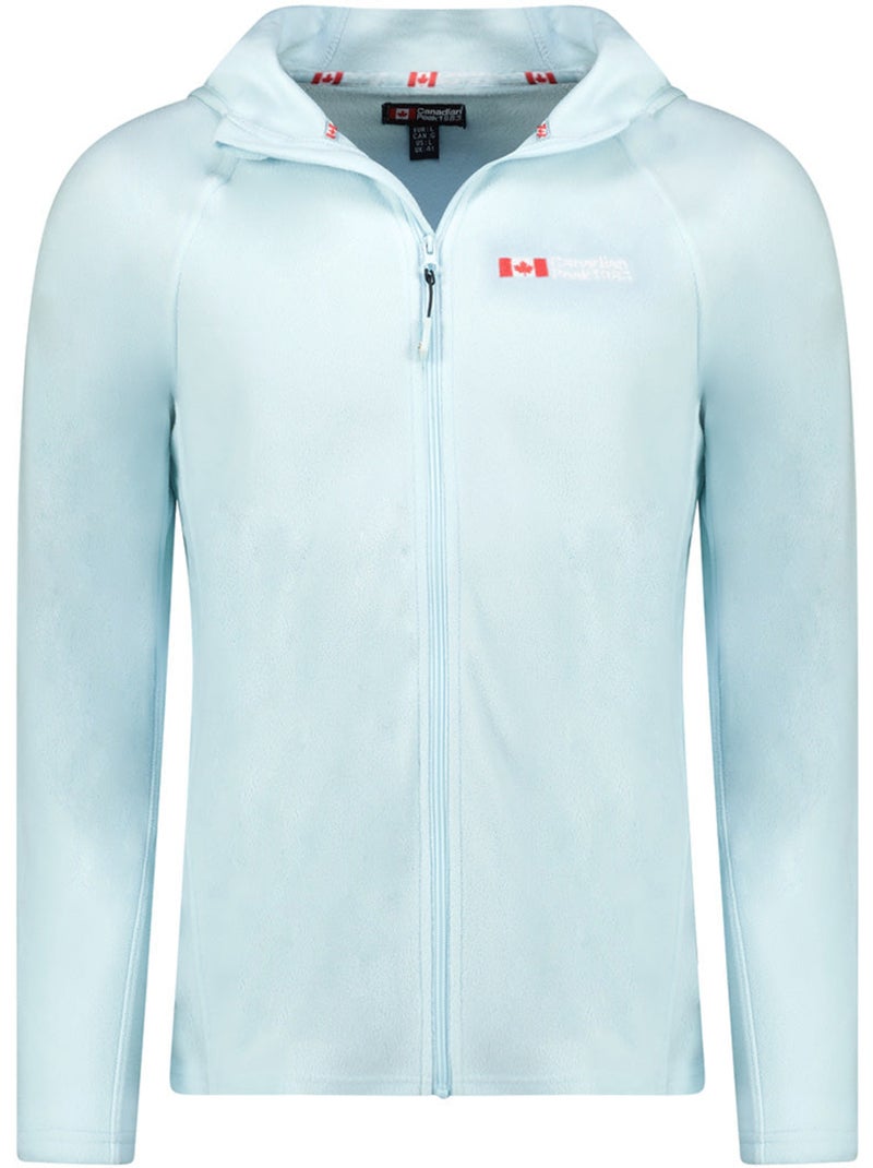 Casaco micropolar com capuz tugoodeak – canadian peak Azul-céu - Kiabi