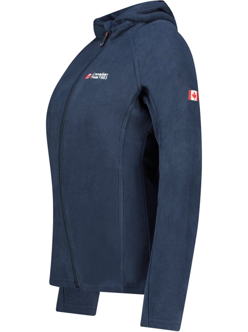 Casaco micropolar com capuz tugoodeak – canadian peak Azul-marinho - Kiabi