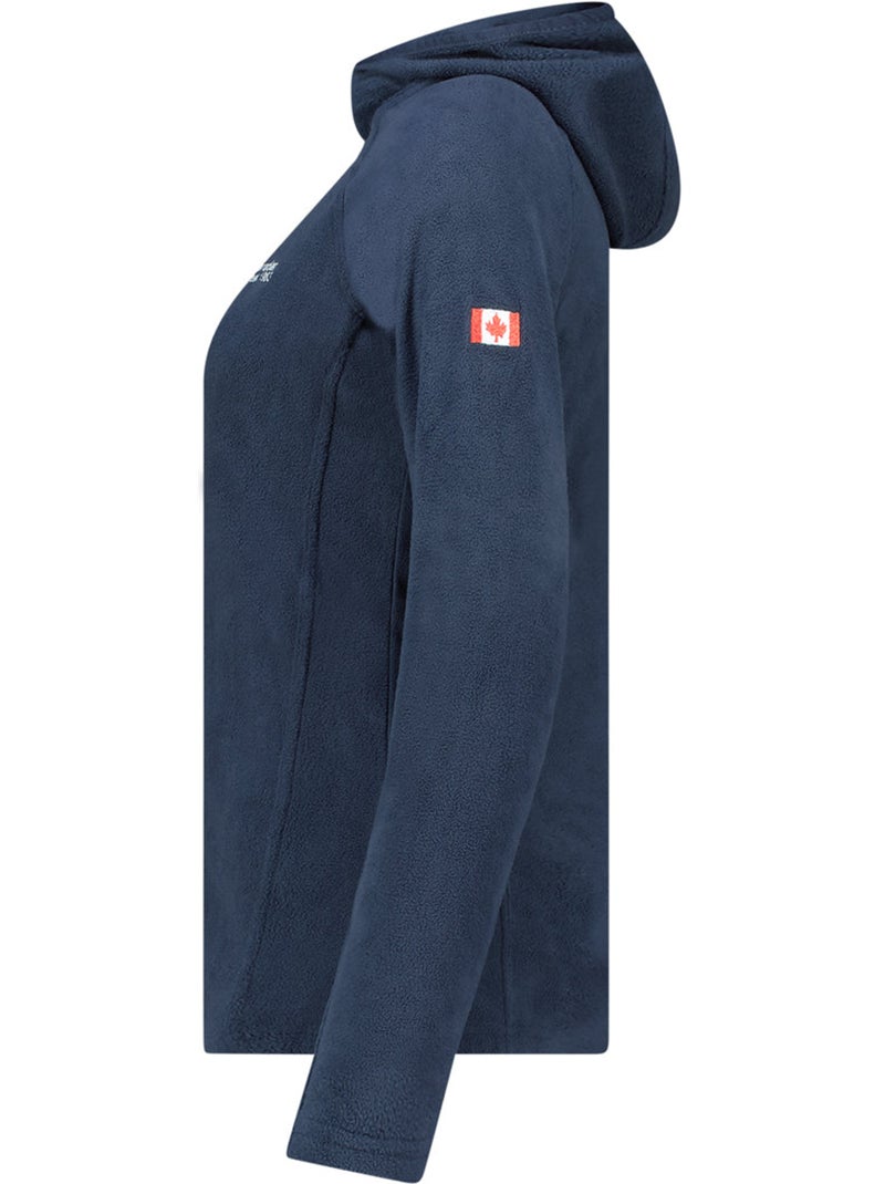 Casaco micropolar com capuz tugoodeak – canadian peak Azul-marinho - Kiabi