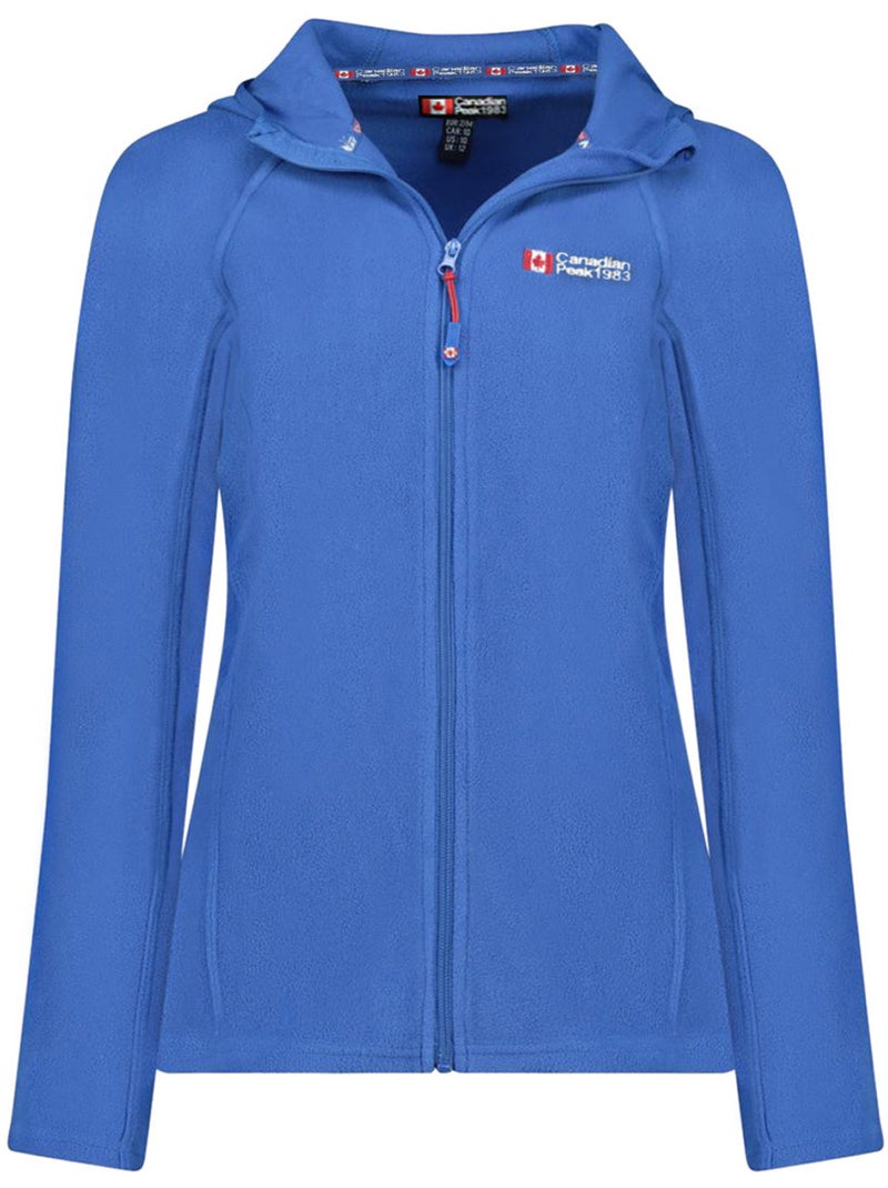 Casaco micropolar com capuz tugoodeak – canadian peak Azul-real - Kiabi