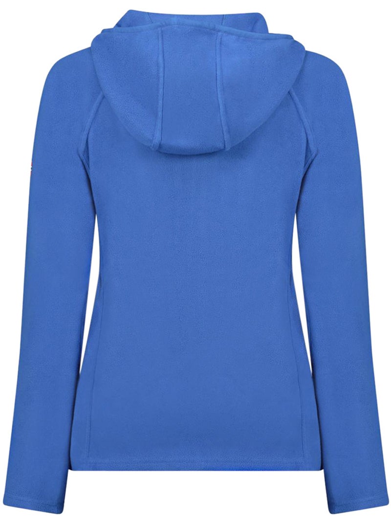 Casaco micropolar com capuz tugoodeak – canadian peak Azul-real - Kiabi