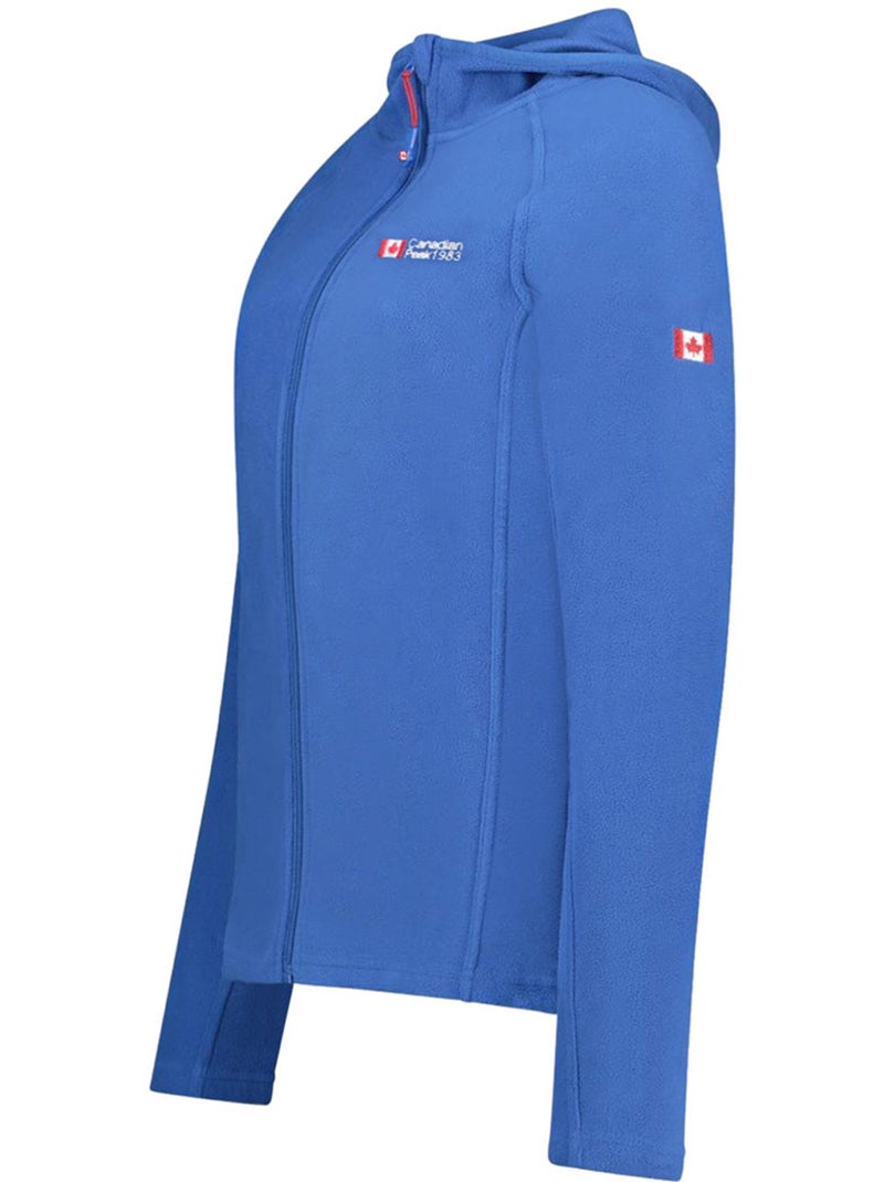 Casaco micropolar com capuz tugoodeak – canadian peak Azul-real - Kiabi