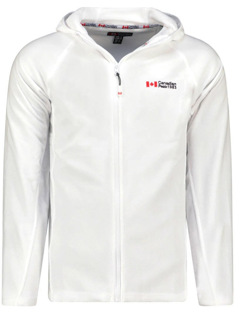 Casaco micropolar com capuz tugoodeak – canadian peak Branco - Kiabi