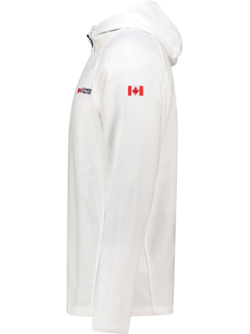 Casaco micropolar com capuz tugoodeak – canadian peak Branco - Kiabi