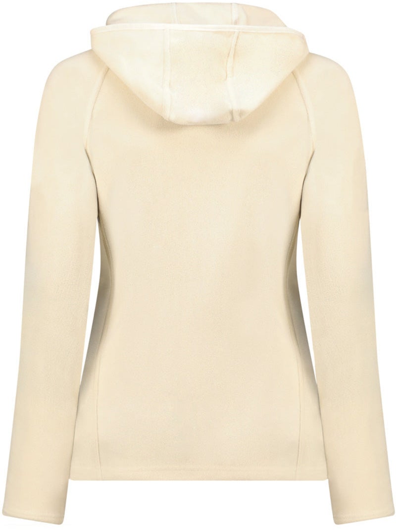 Casaco micropolar com capuz tugoodeak – canadian peak Branco sujo - Kiabi