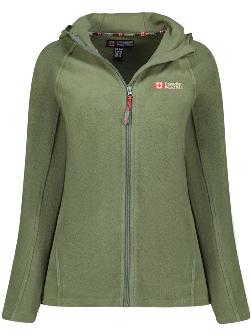 Casaco micropolar com capuz tugoodeak – canadian peak Cáqui - Kiabi