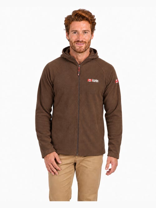Casaco micropolar com capuz tugoodeak – canadian peak - Kiabi