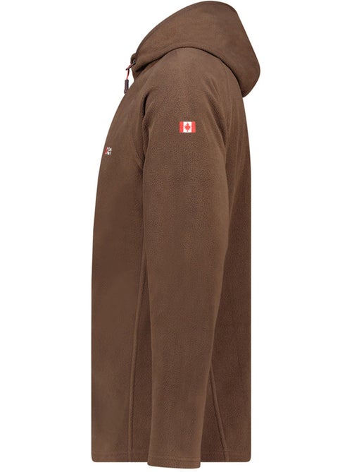 Casaco micropolar com capuz tugoodeak – canadian peak - Kiabi