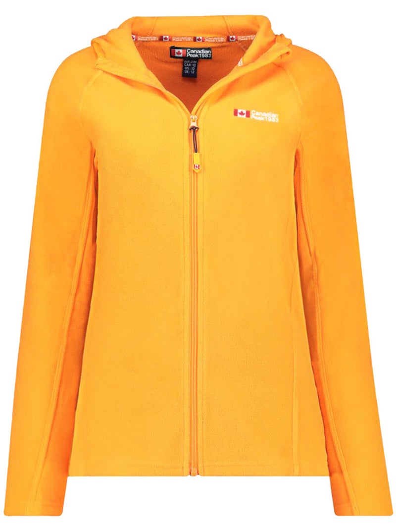 Casaco micropolar com capuz tugoodeak – canadian peak Laranja - Kiabi