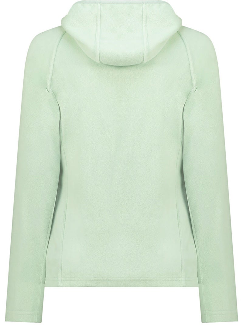 Casaco micropolar com capuz tugoodeak – canadian peak Verde pastel - Kiabi
