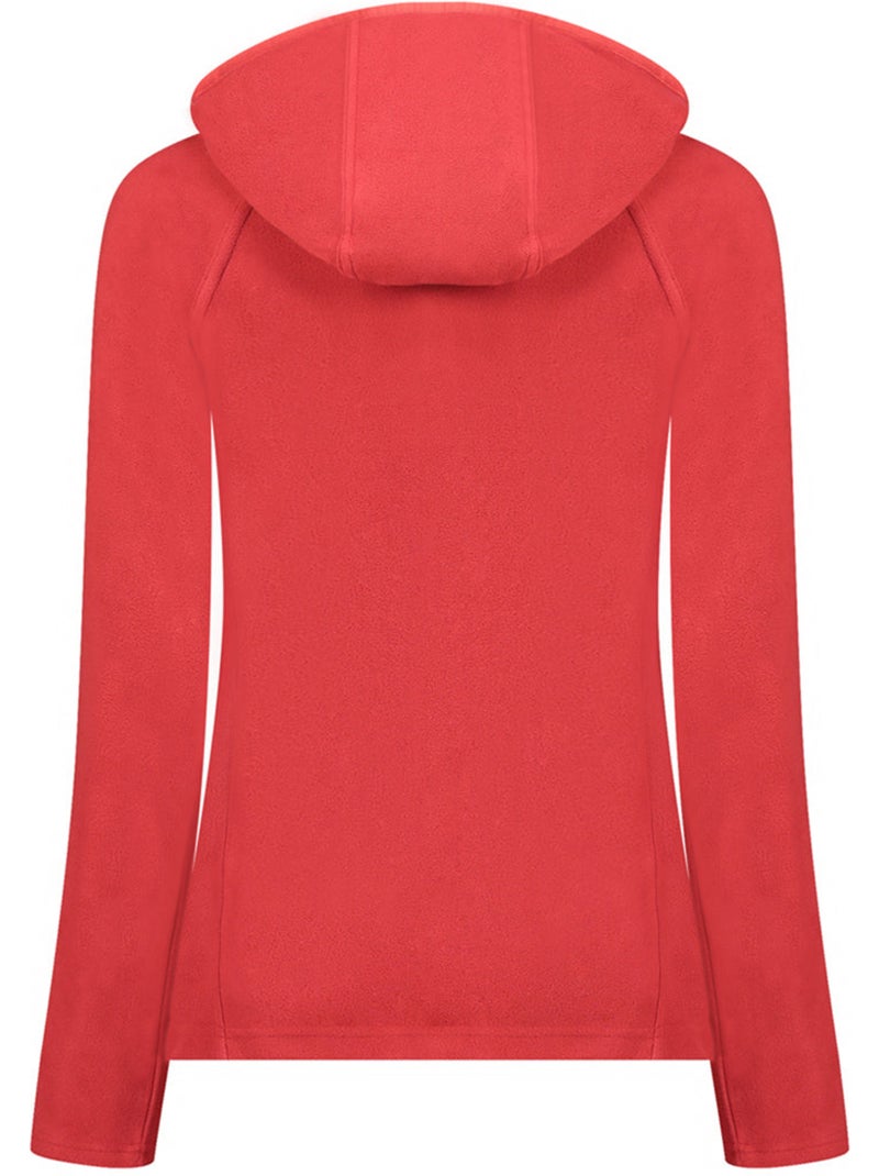 Casaco micropolar com capuz tugoodeak – canadian peak Vermelho - Kiabi