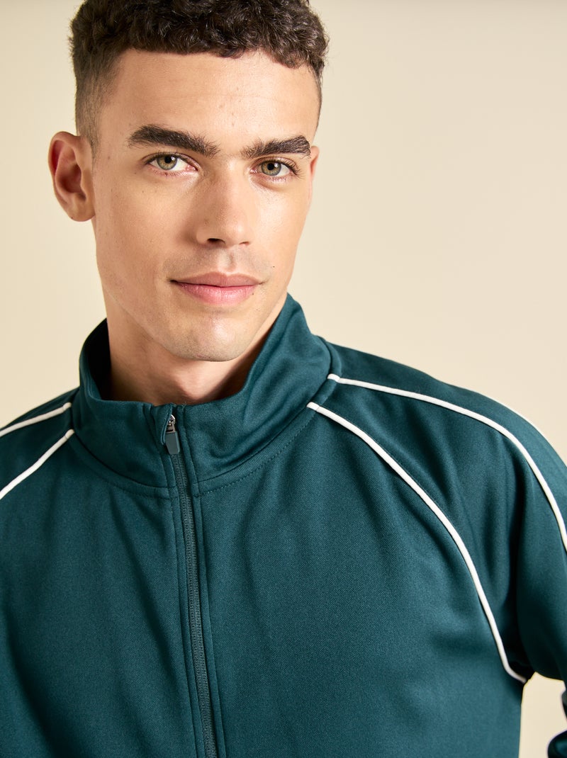 Casaco multidesportivo com fecho - (ekstract) Verde - Kiabi