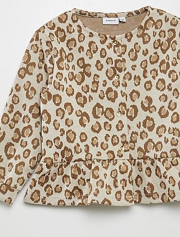 Casaco 'Name it' leopardo