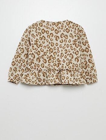 Casaco 'Name it' leopardo