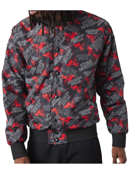 Casaco new era preto/vermelho para homem 60284770 - Kiabi