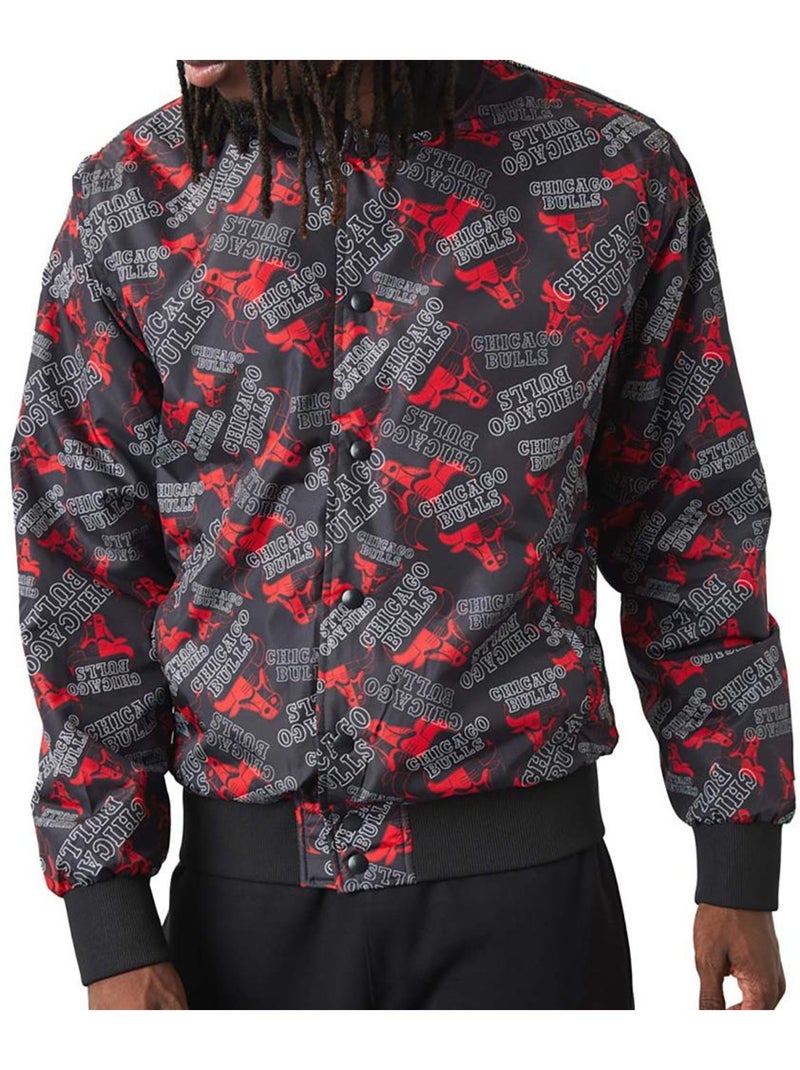 Casaco New Era Preto/Vermelho para Homem 60284770 Vermelho - Kiabi