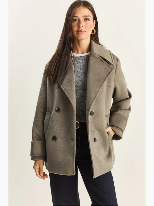 Casaco oversized com bolsos lucci - Kiabi Casaco oversized com bolsos lucci - Kiabi
