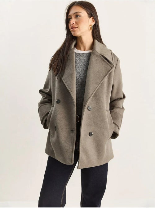 Casaco oversized com bolsos lucci - Kiabi Casaco oversized com bolsos lucci - Kiabi