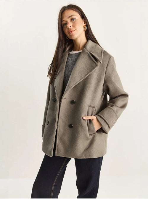 Casaco oversized com bolsos lucci - Kiabi Casaco oversized com bolsos lucci - Kiabi