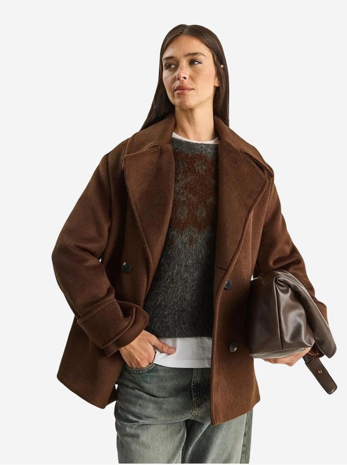 Casaco oversized com bolsos lucci - Kiabi Casaco oversized com bolsos lucci - Kiabi