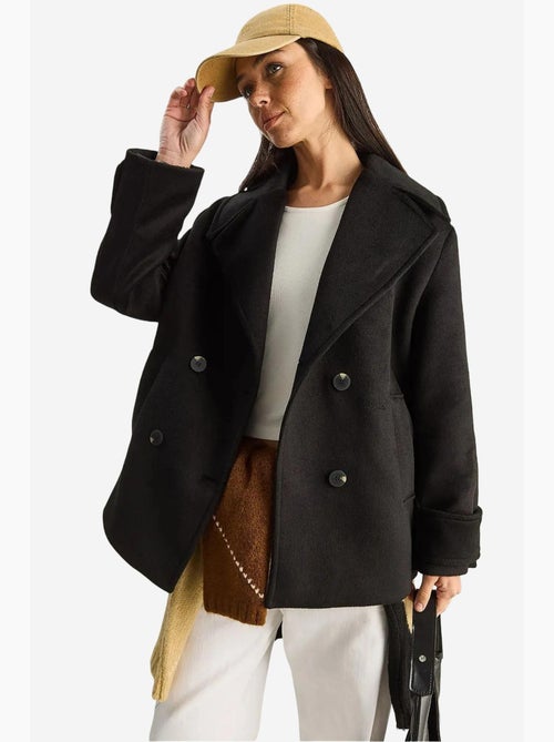Casaco oversized com bolsos lucci - Kiabi Casaco oversized com bolsos lucci - Kiabi