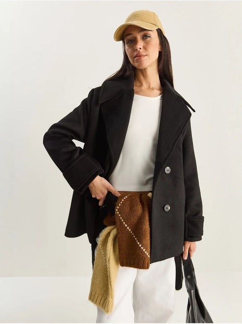 Casaco oversized com bolsos lucci - Kiabi Casaco oversized com bolsos lucci - Kiabi