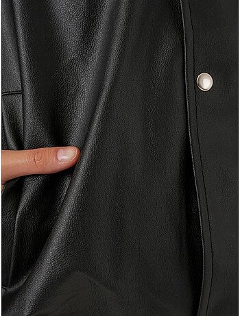Casaco oversized com fecho de correr bdart