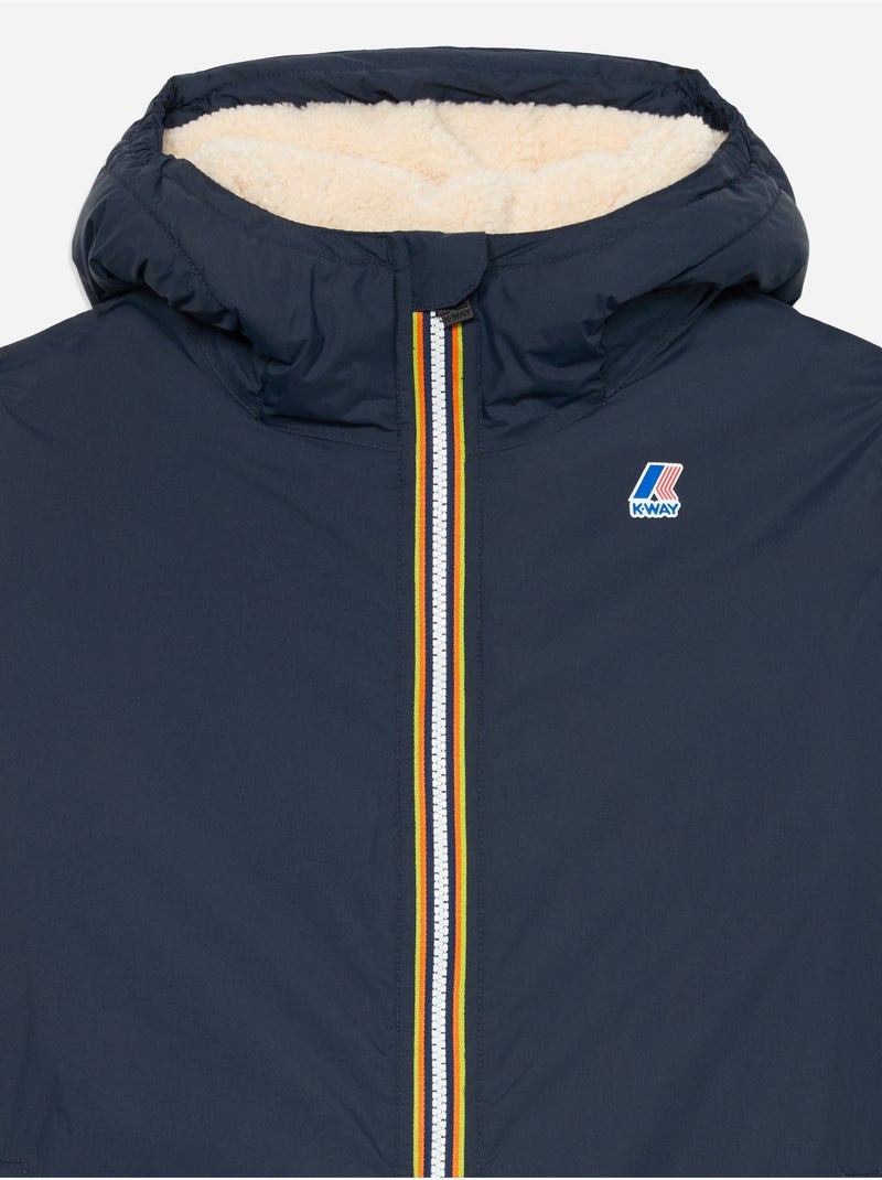 Casaco P. LE VRAI 4.0 EIFFEL ORSETTO - K-Way Azul escuro - Kiabi