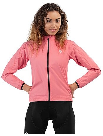 Casaco para a chuva de ciclismo mulher