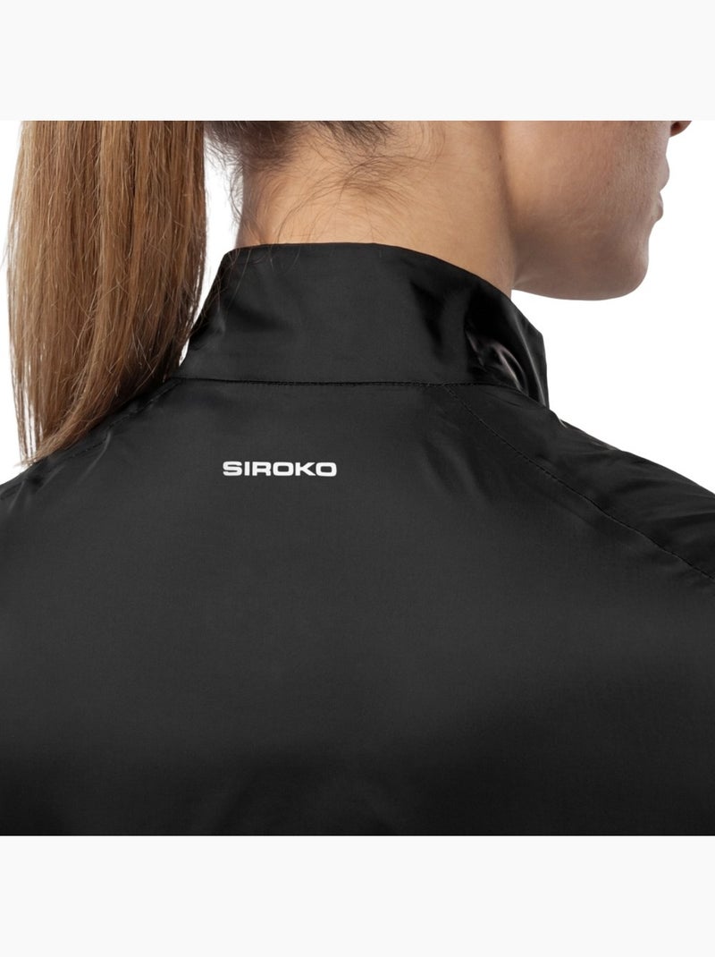 Casaco para a chuva de ciclismo mulher Preto - Kiabi