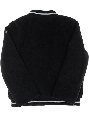 Casaco polar azul-marinho para menina evalery eom