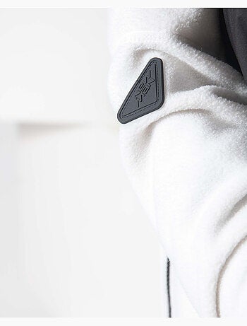 Casaco polar branco regular