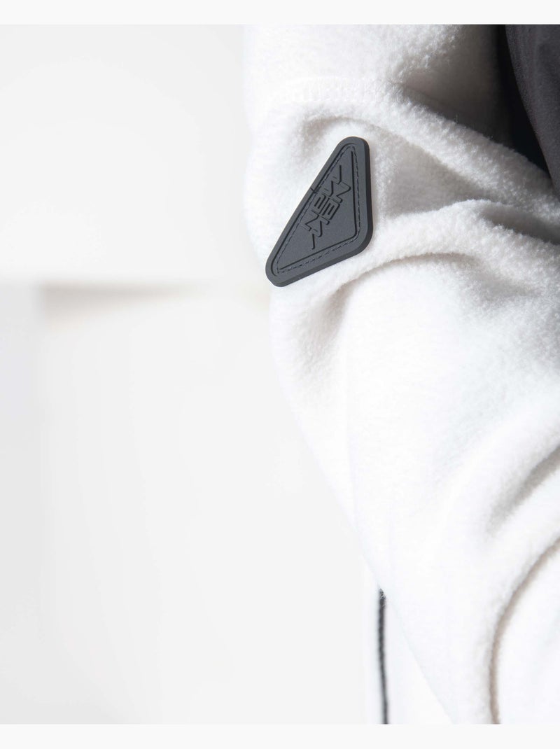 Casaco polar branco regular Branco - Kiabi