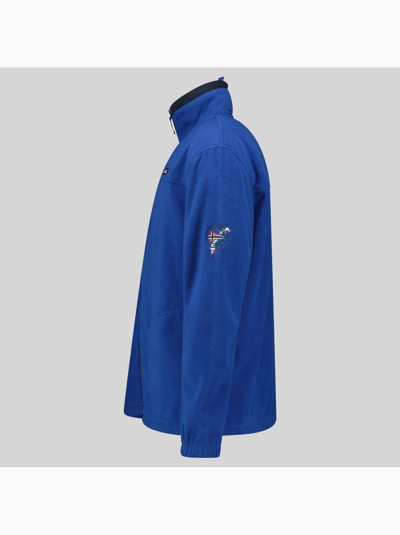 Casaco polar com capuz tamazonie – geographical norway Azul-real - Kiabi