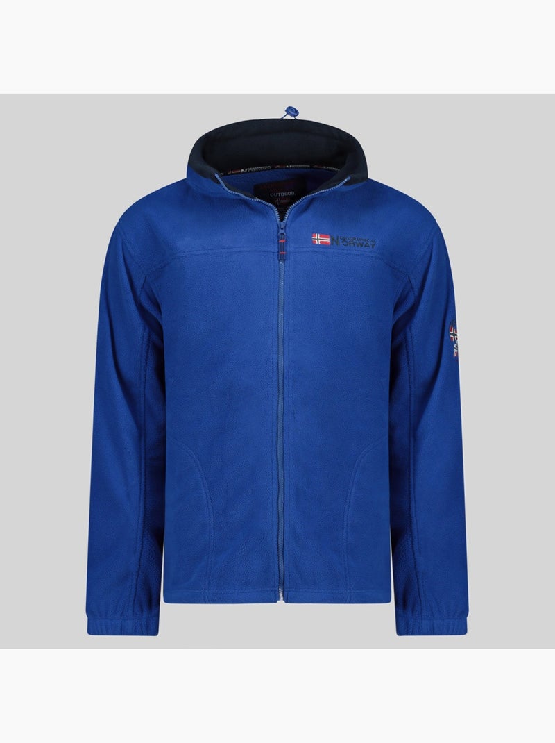 Casaco polar com capuz tamazonie – geographical norway Azul-real - Kiabi