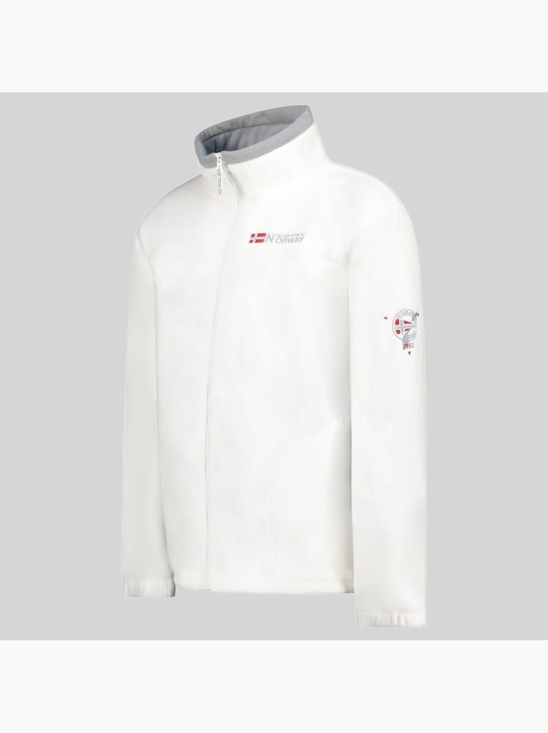 Casaco polar com capuz tamazonie – geographical norway Branco - Kiabi