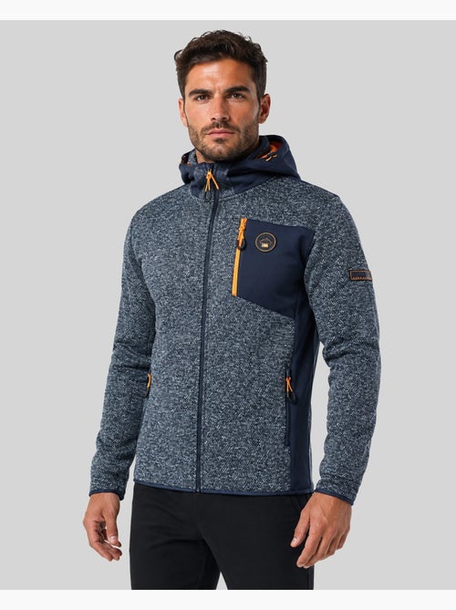 Casaco polar com capuz tank – geographical norway - Kiabi