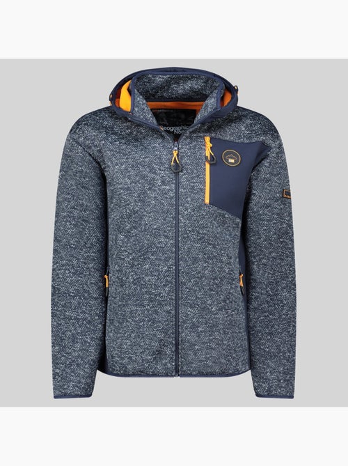 Casaco polar com capuz tank – geographical norway - Kiabi