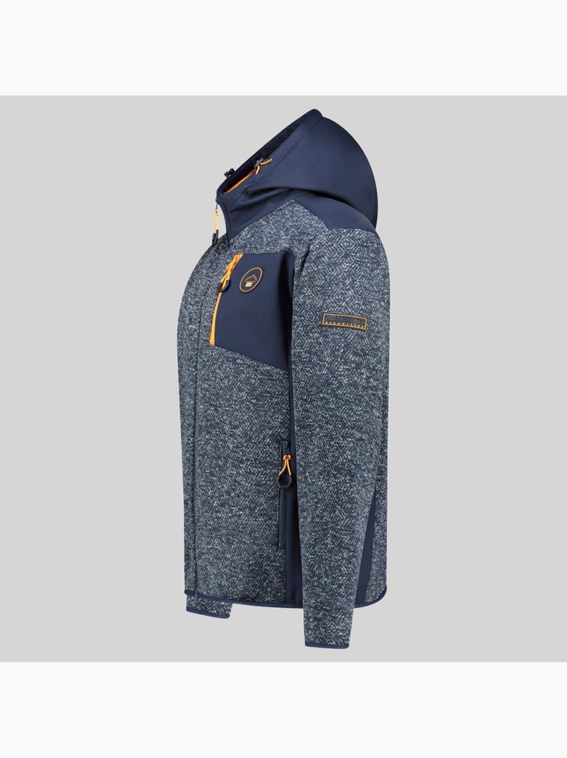 Casaco polar com capuz tank – geographical norway Azul-marinho - Kiabi