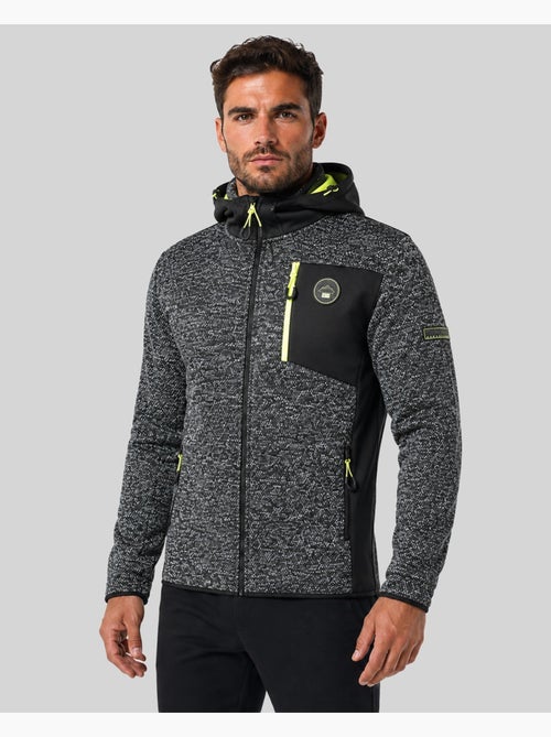 Casaco polar com capuz tank – geographical norway - Kiabi