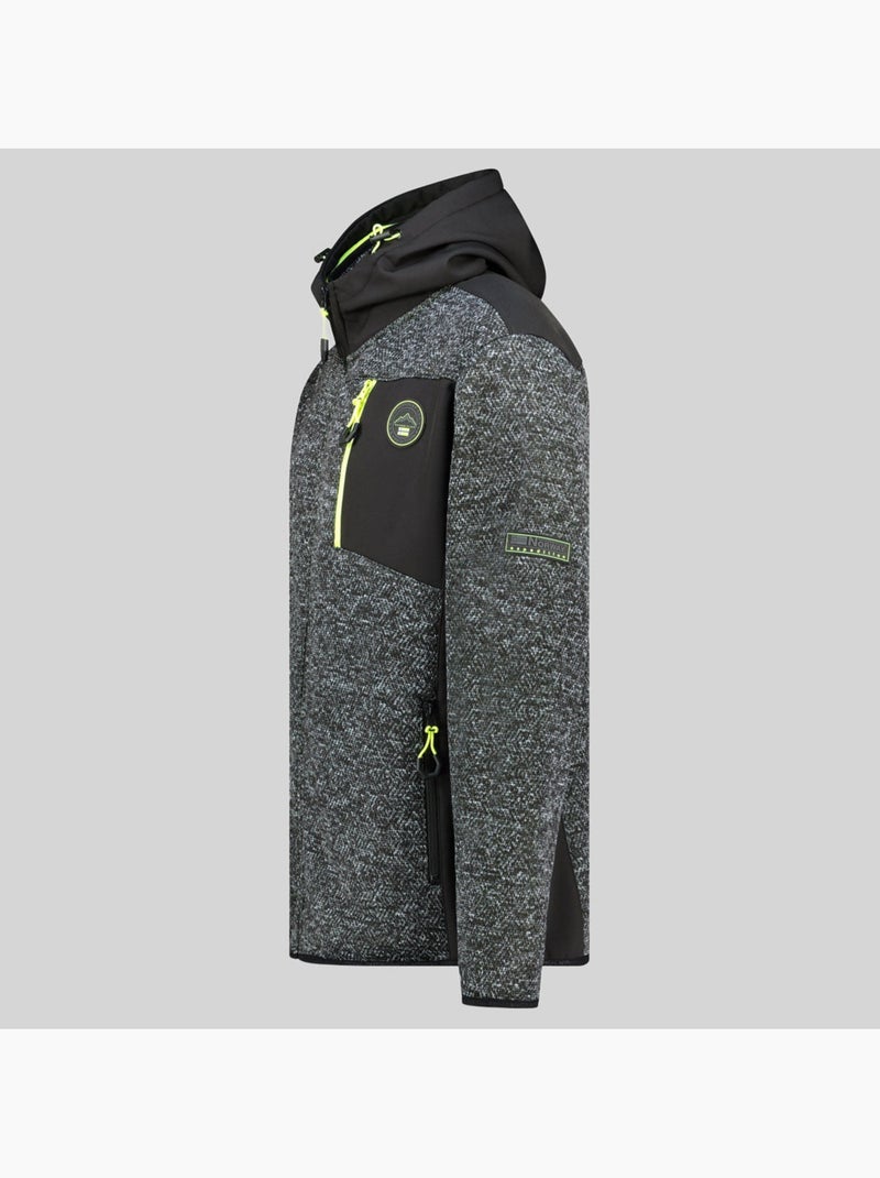 Casaco polar com capuz tank – geographical norway Preto - Kiabi