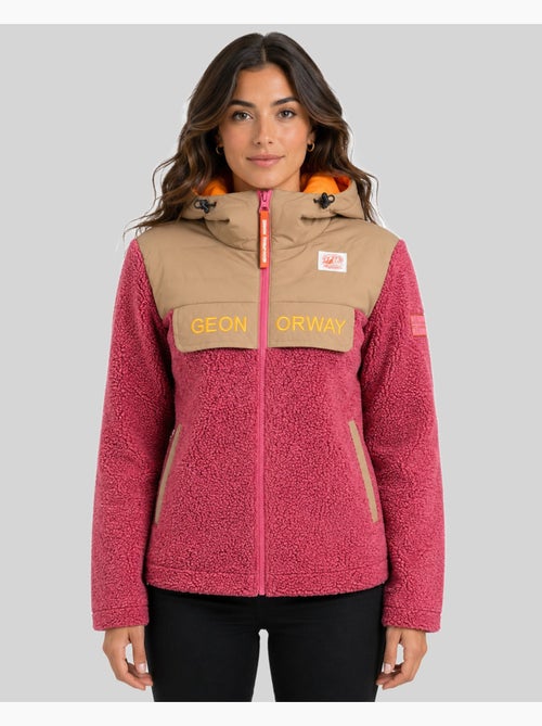 Casaco polar com capuz techic fz – geographical norway - Kiabi
