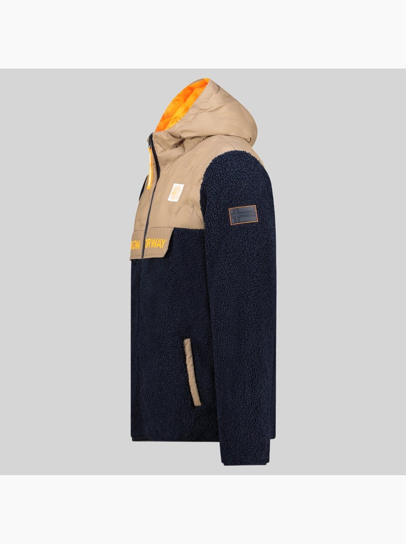 Casaco polar com capuz teclass hz – geographical norway Azul-marinho - Kiabi