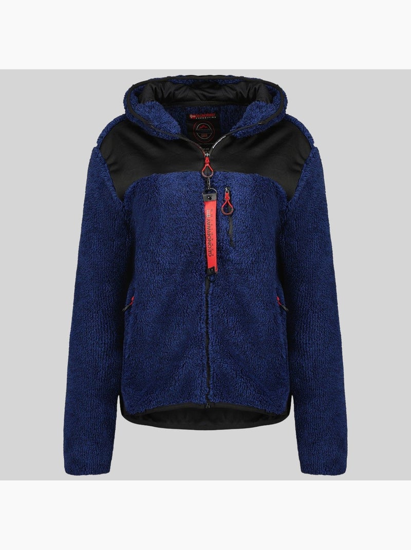 Casaco polar com capuz telodia – geographical norway Azul-marinho - Kiabi