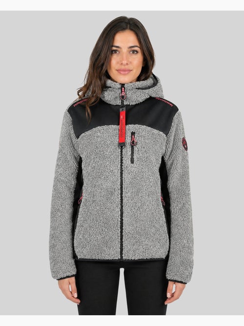 Casaco polar com capuz telodia – geographical norway - Kiabi